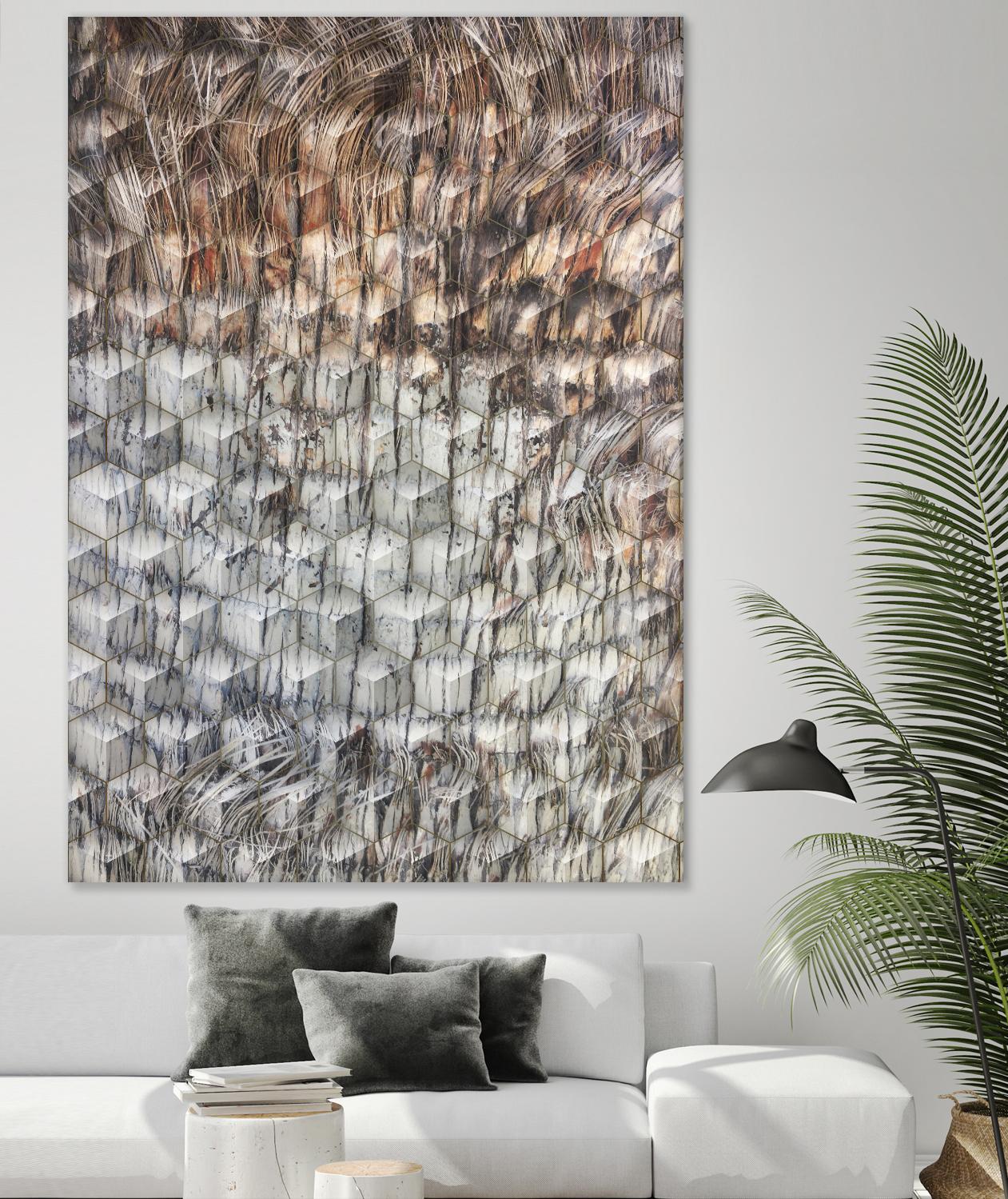 Geometric Shapes by Irena Orlov on GIANT ART - red abstract