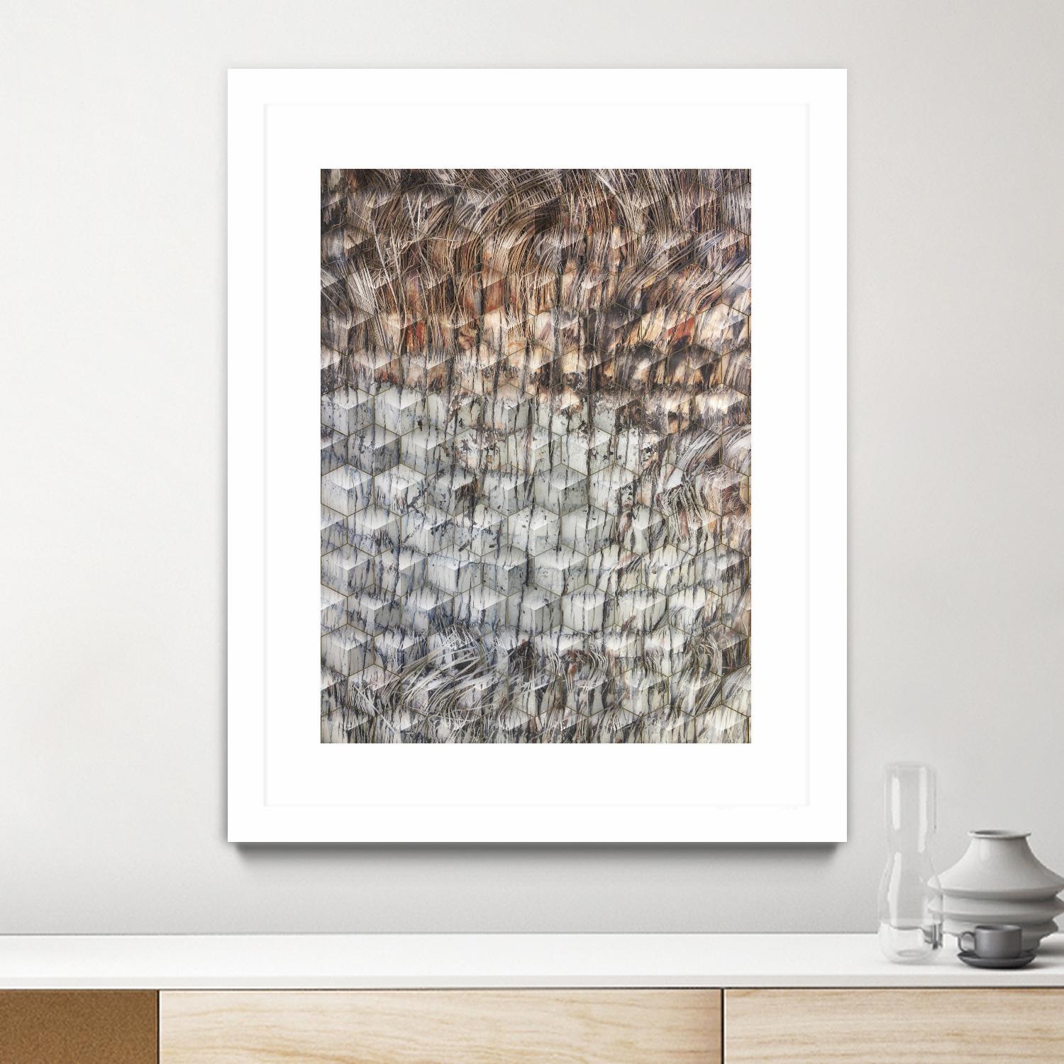 Geometric Shapes by Irena Orlov on GIANT ART - grey abstract