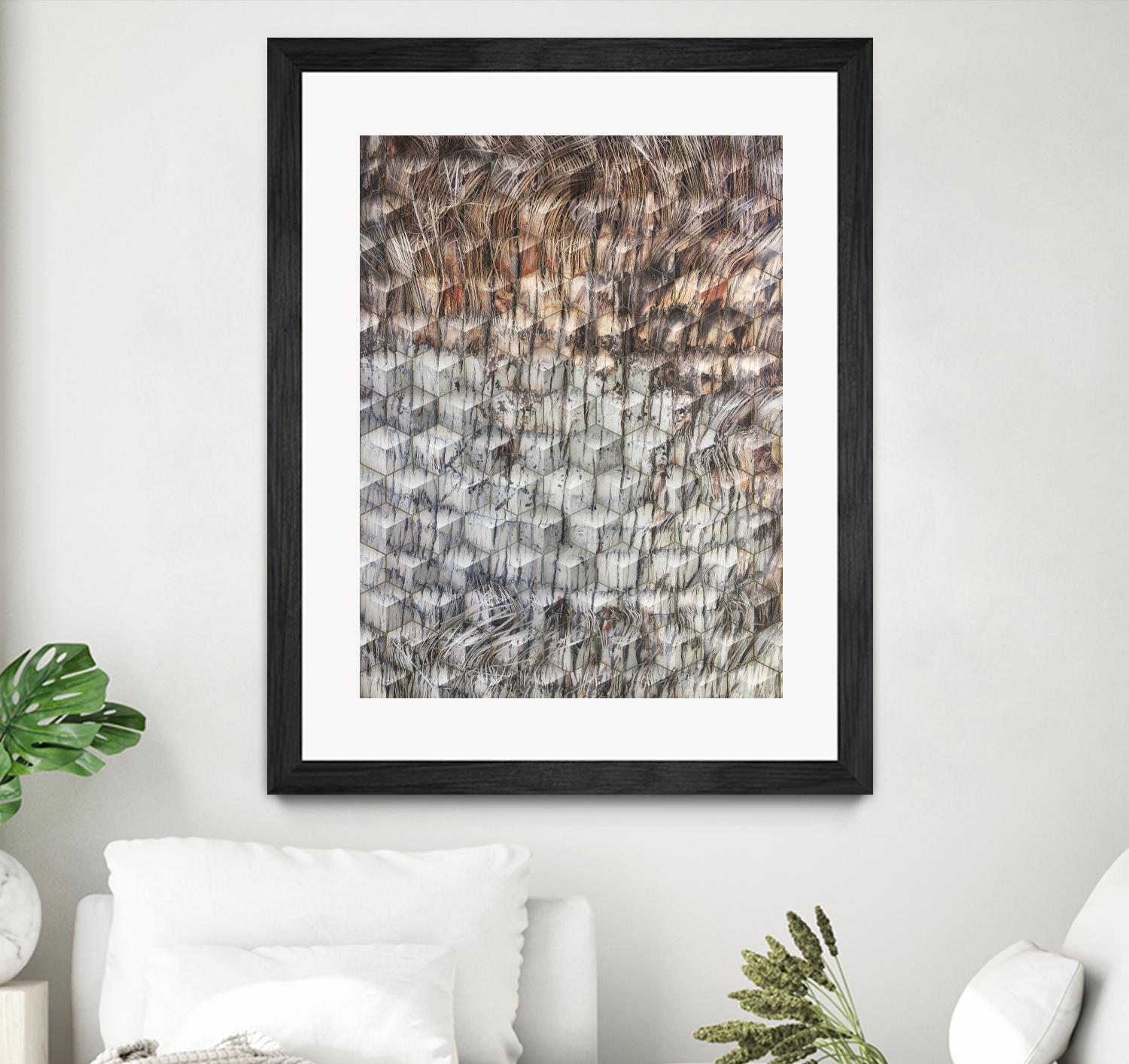 Geometric Shapes by Irena Orlov on GIANT ART - grey abstract