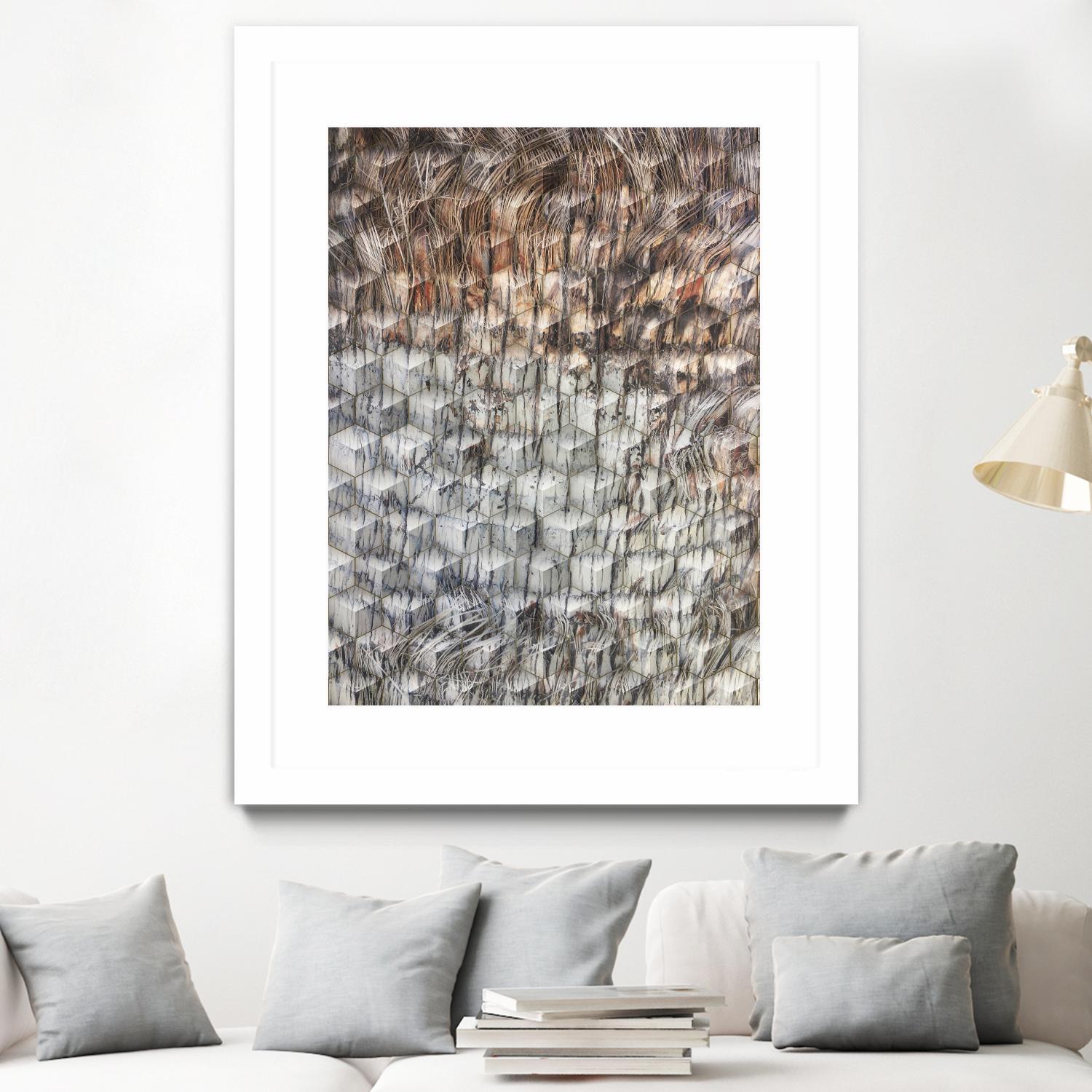 Geometric Shapes by Irena Orlov on GIANT ART - grey abstract