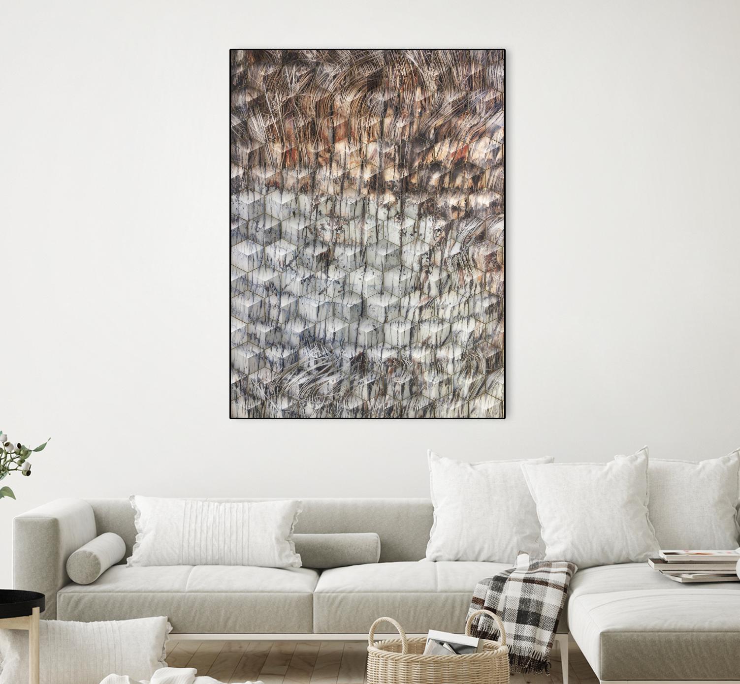 Geometric Shapes by Irena Orlov on GIANT ART - red abstract