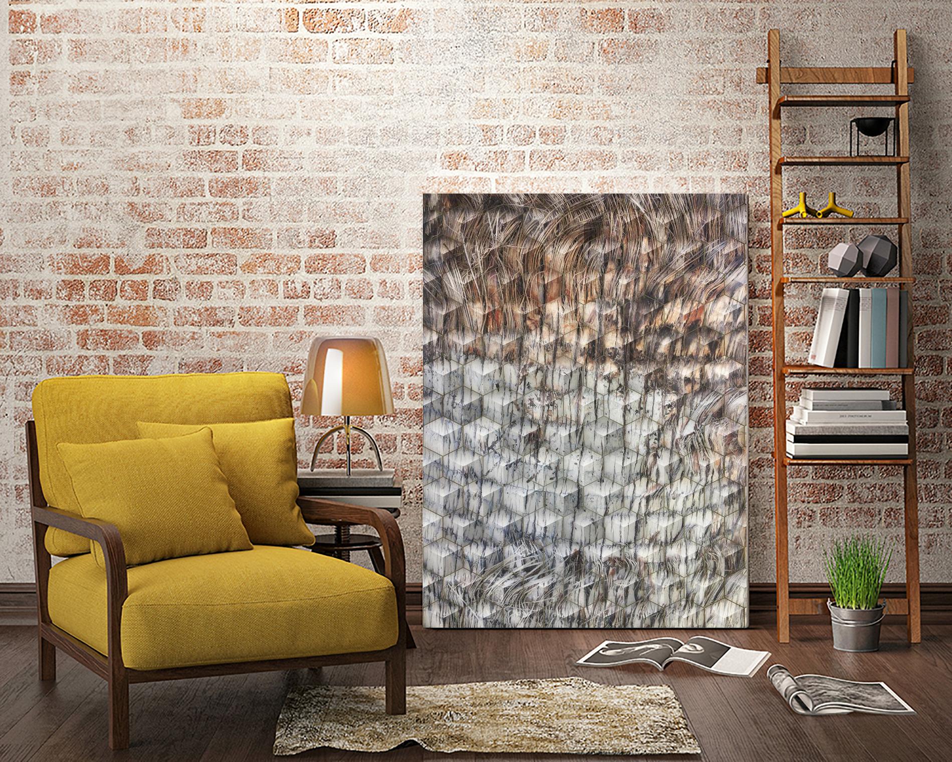 Geometric Shapes by Irena Orlov on GIANT ART - grey abstract