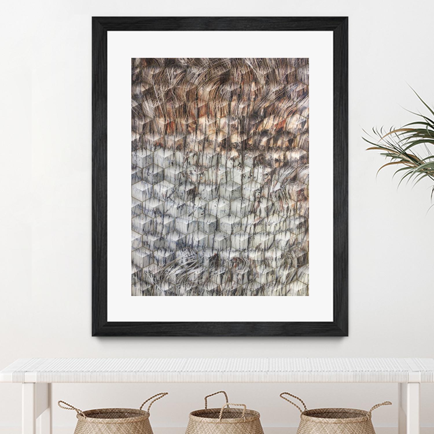 Geometric Shapes by Irena Orlov on GIANT ART - grey abstract