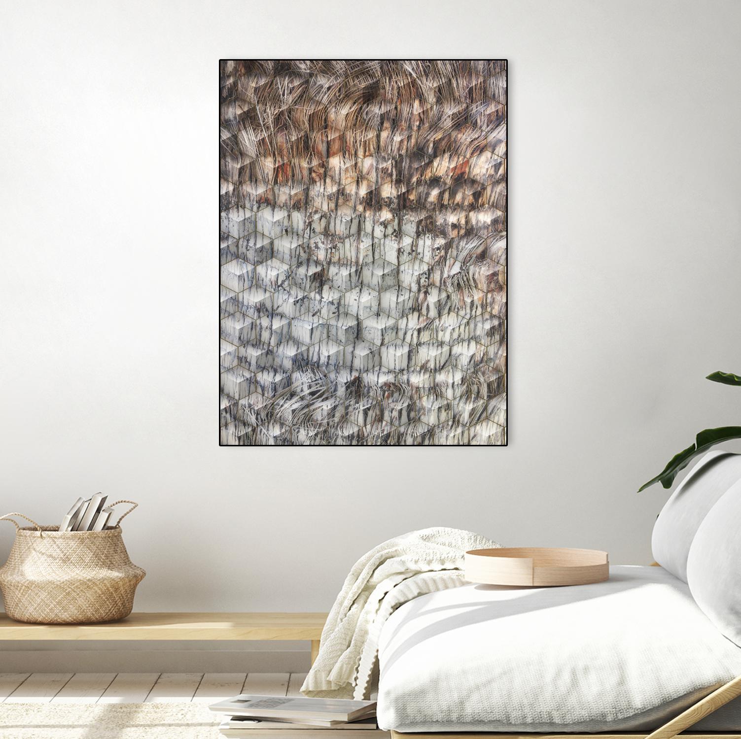 Geometric Shapes by Irena Orlov on GIANT ART - red abstract