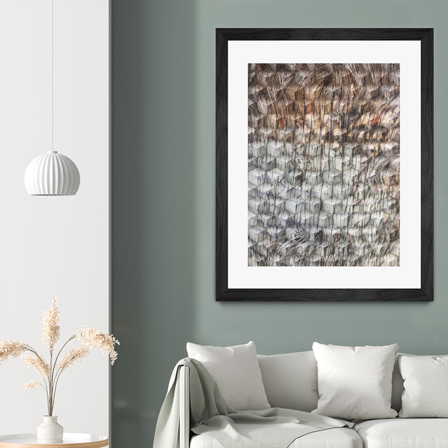 Geometric Shapes by Irena Orlov on GIANT ART - grey abstract