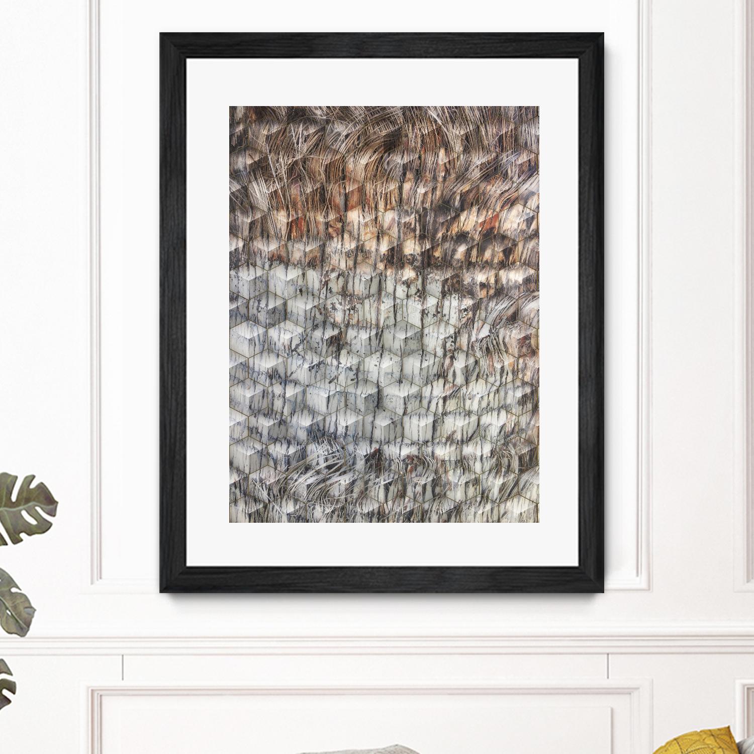 Geometric Shapes by Irena Orlov on GIANT ART - grey abstract