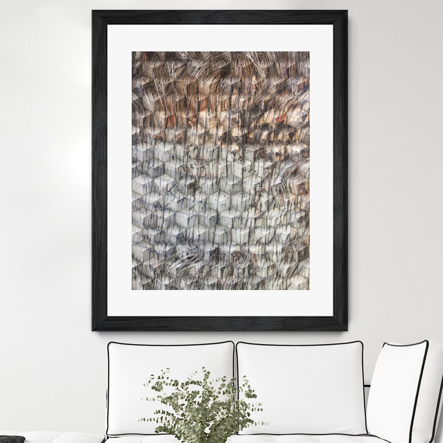 Geometric Shapes by Irena Orlov on GIANT ART - grey abstract