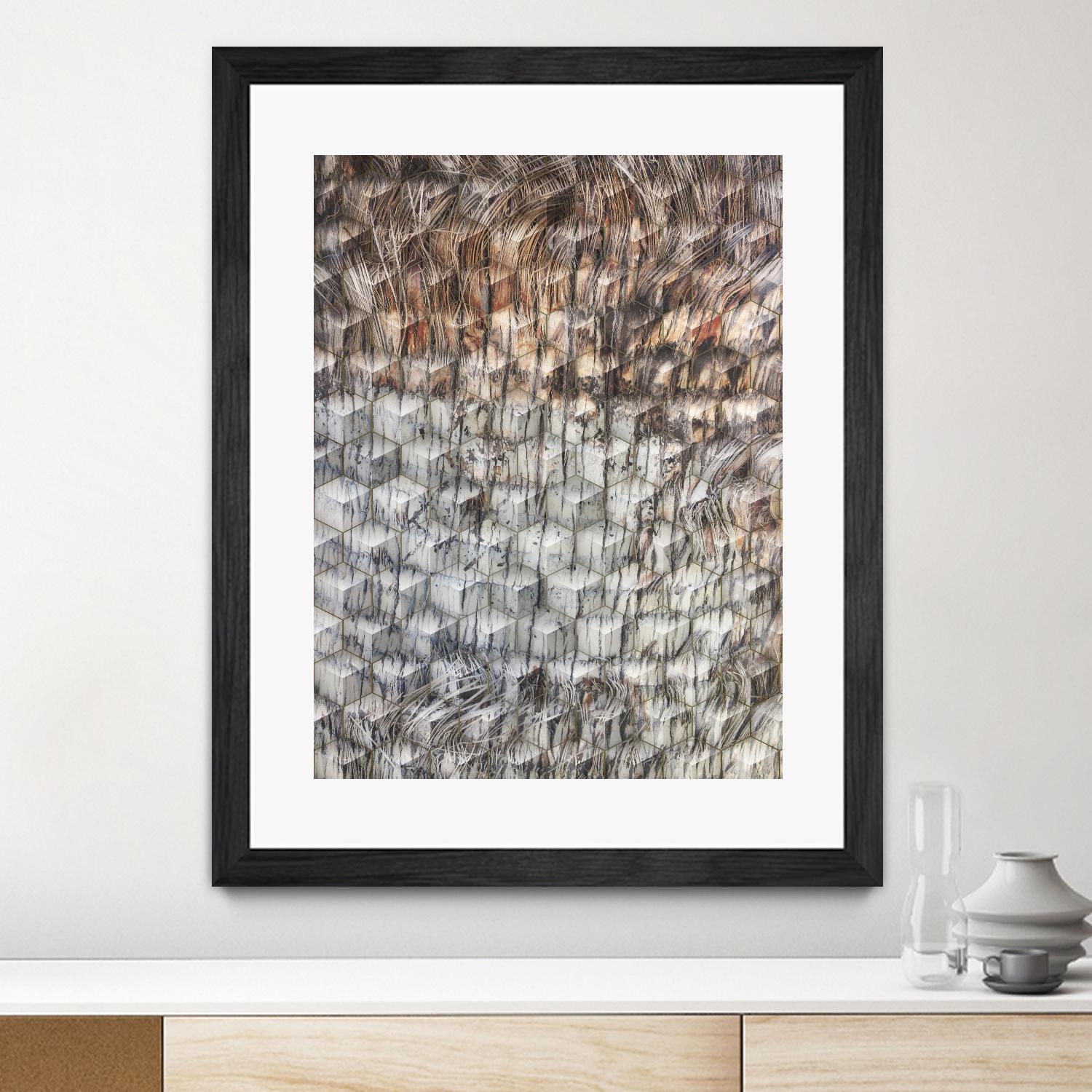 Geometric Shapes by Irena Orlov on GIANT ART - grey abstract