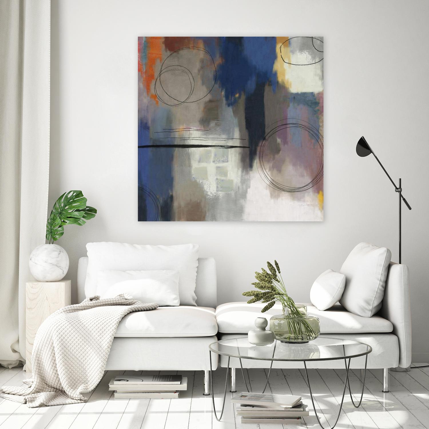 Indigo Touch II by PI Studio on GIANT ART - blue abstract