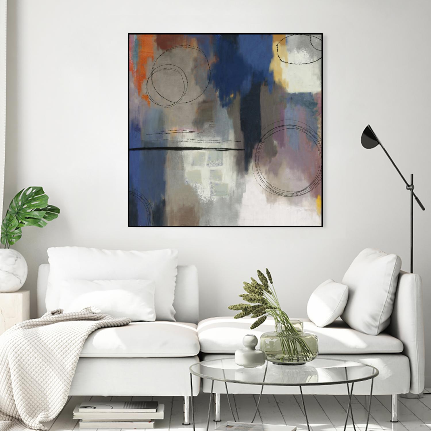 Indigo Touch II by PI Studio on GIANT ART - blue abstract