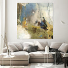 Crashing Waves I by PI Studio on GIANT ART - blue abstract