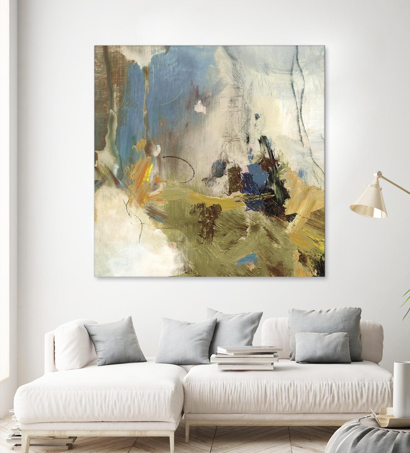 Crashing Waves I by PI Studio on GIANT ART - blue abstract