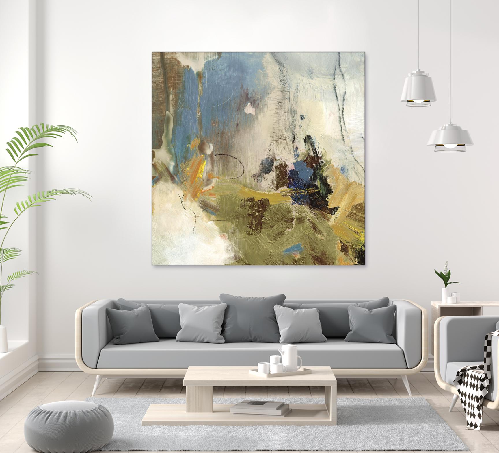 Crashing Waves I by PI Studio on GIANT ART - blue abstract