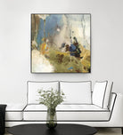 Crashing Waves I by PI Studio on GIANT ART - blue abstract