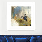 Crashing Waves I by PI Studio on GIANT ART - blue abstract