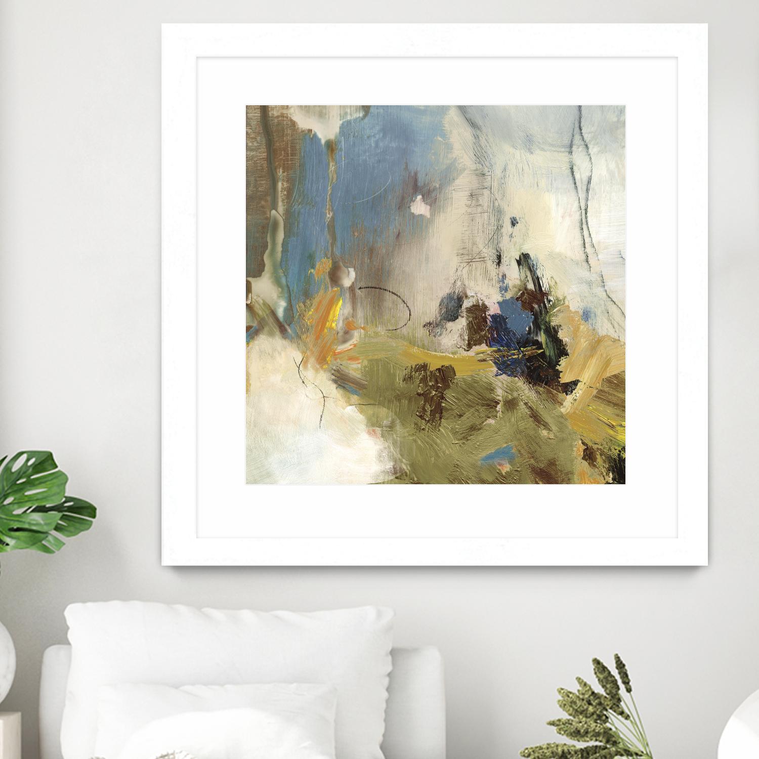 Crashing Waves I by PI Studio on GIANT ART - blue abstract