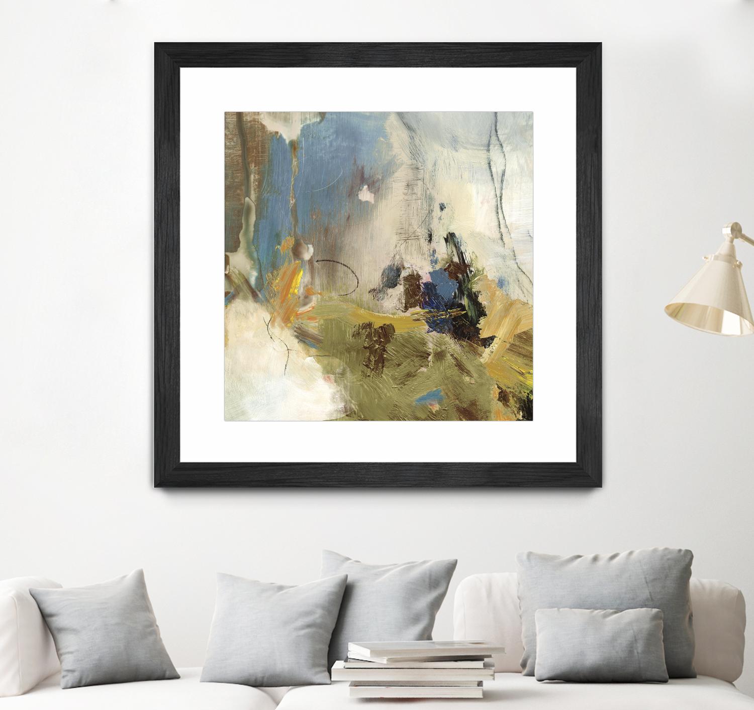 Crashing Waves I by PI Studio on GIANT ART - blue abstract