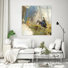 Crashing Waves I by PI Studio on GIANT ART - blue abstract