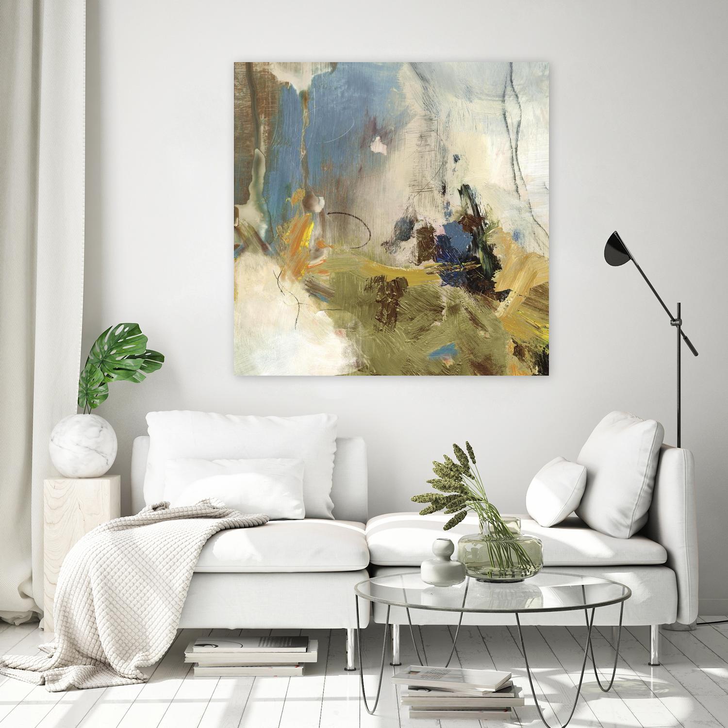 Crashing Waves I by PI Studio on GIANT ART - blue abstract