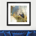 Crashing Waves I by PI Studio on GIANT ART - blue abstract