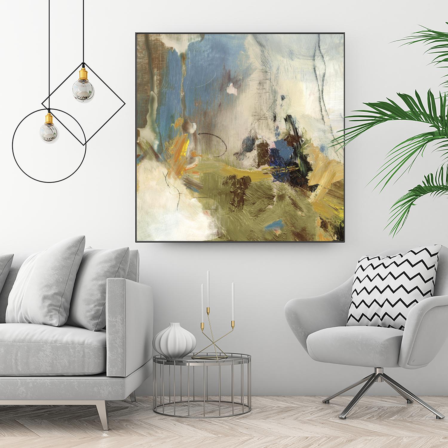 Crashing Waves I by PI Studio on GIANT ART - blue abstract