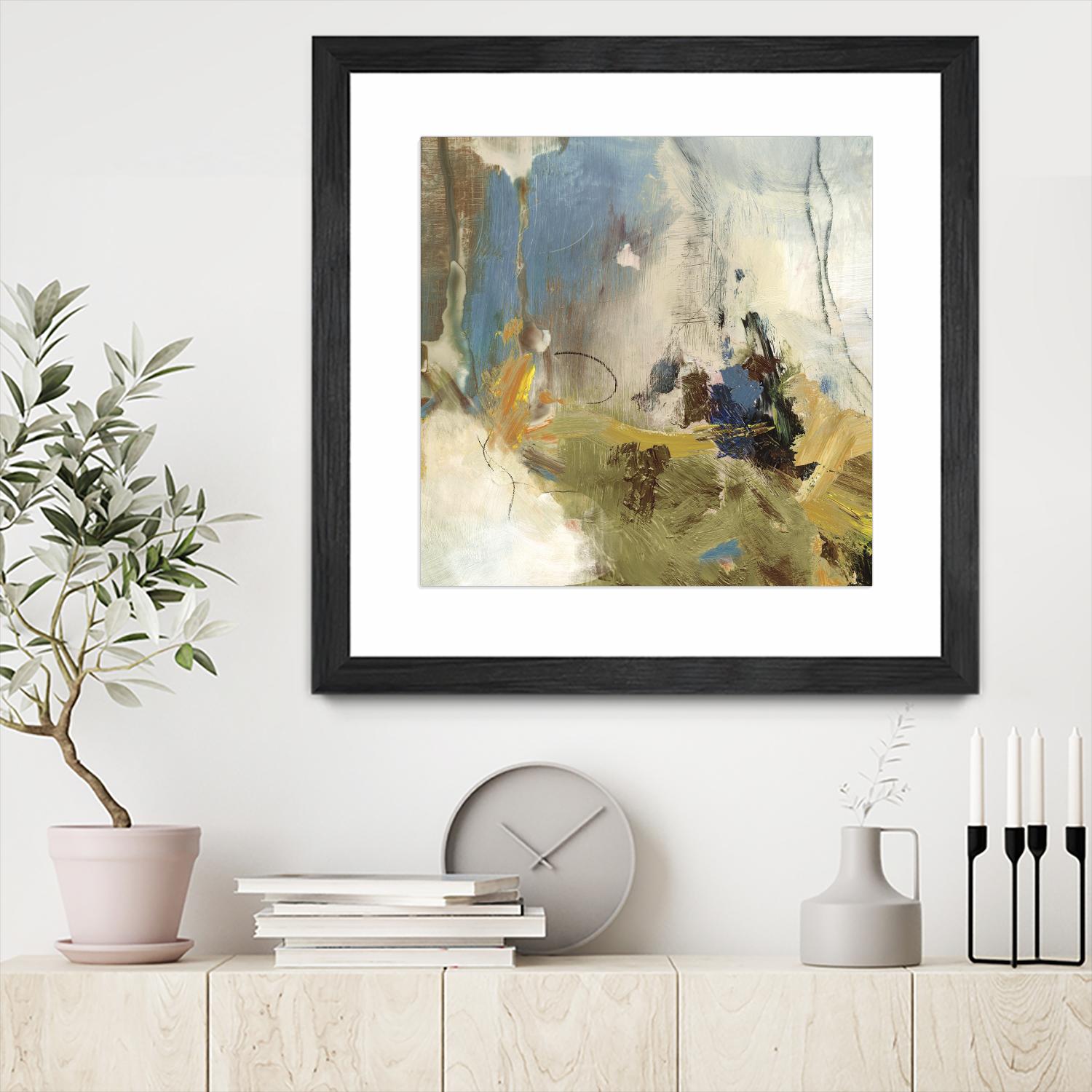 Crashing Waves I by PI Studio on GIANT ART - blue abstract