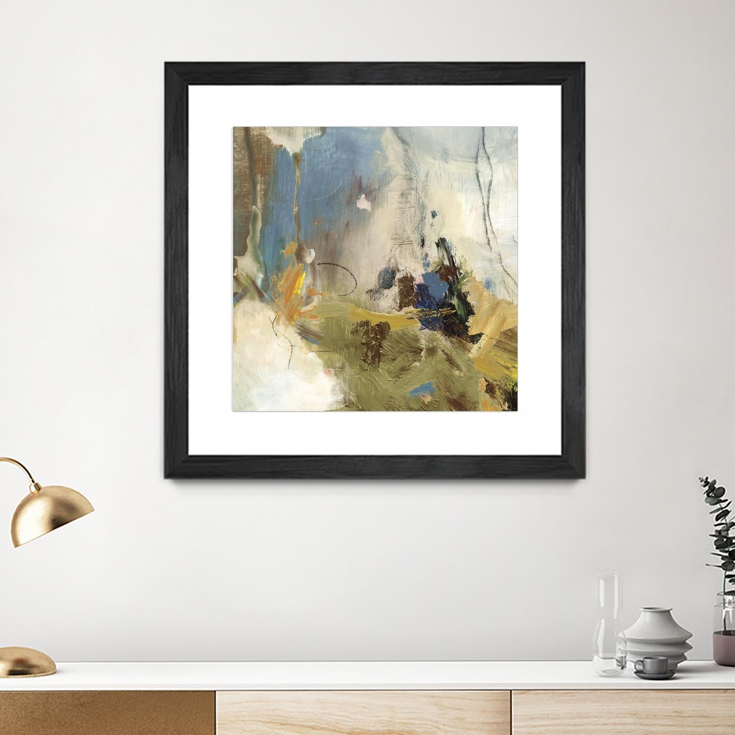 Crashing Waves I by PI Studio on GIANT ART - blue abstract