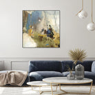 Crashing Waves I by PI Studio on GIANT ART - blue abstract