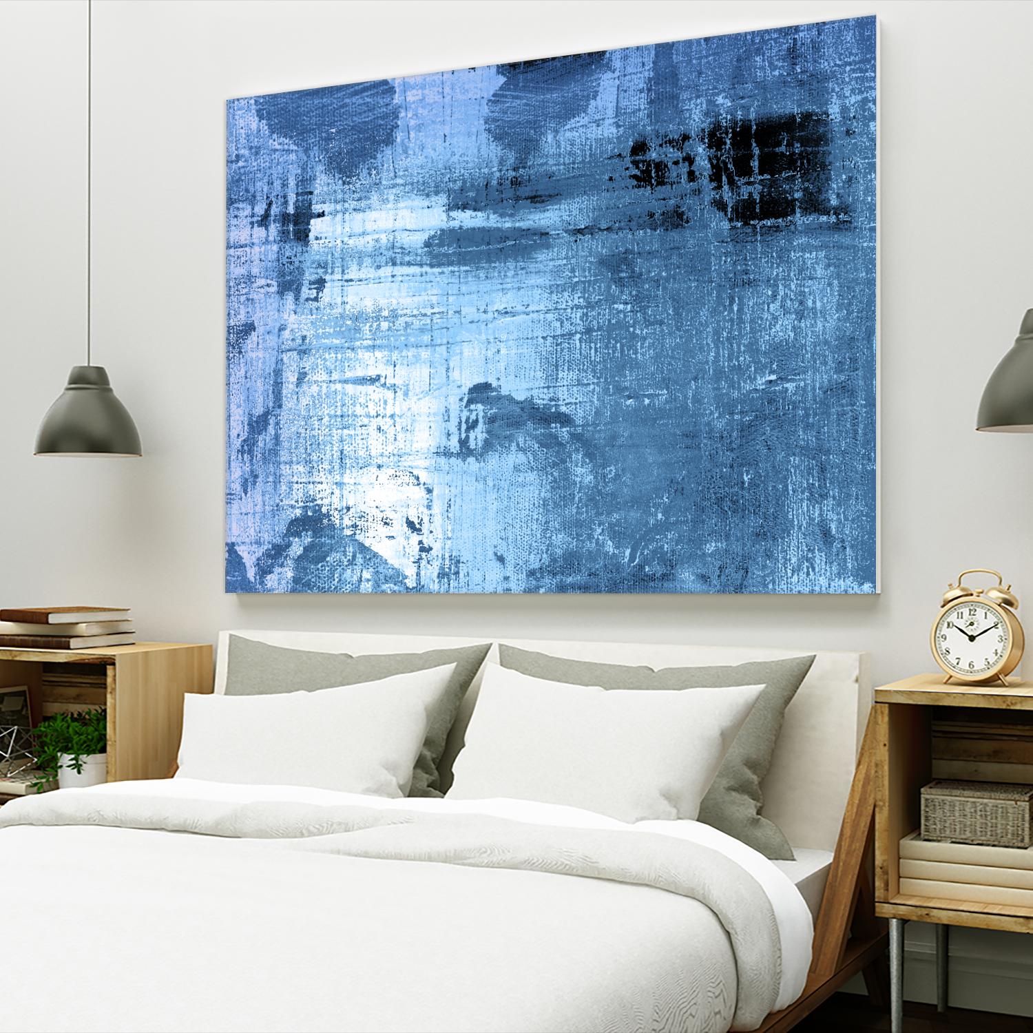 Bleu by PI Studio on GIANT ART - black abstract