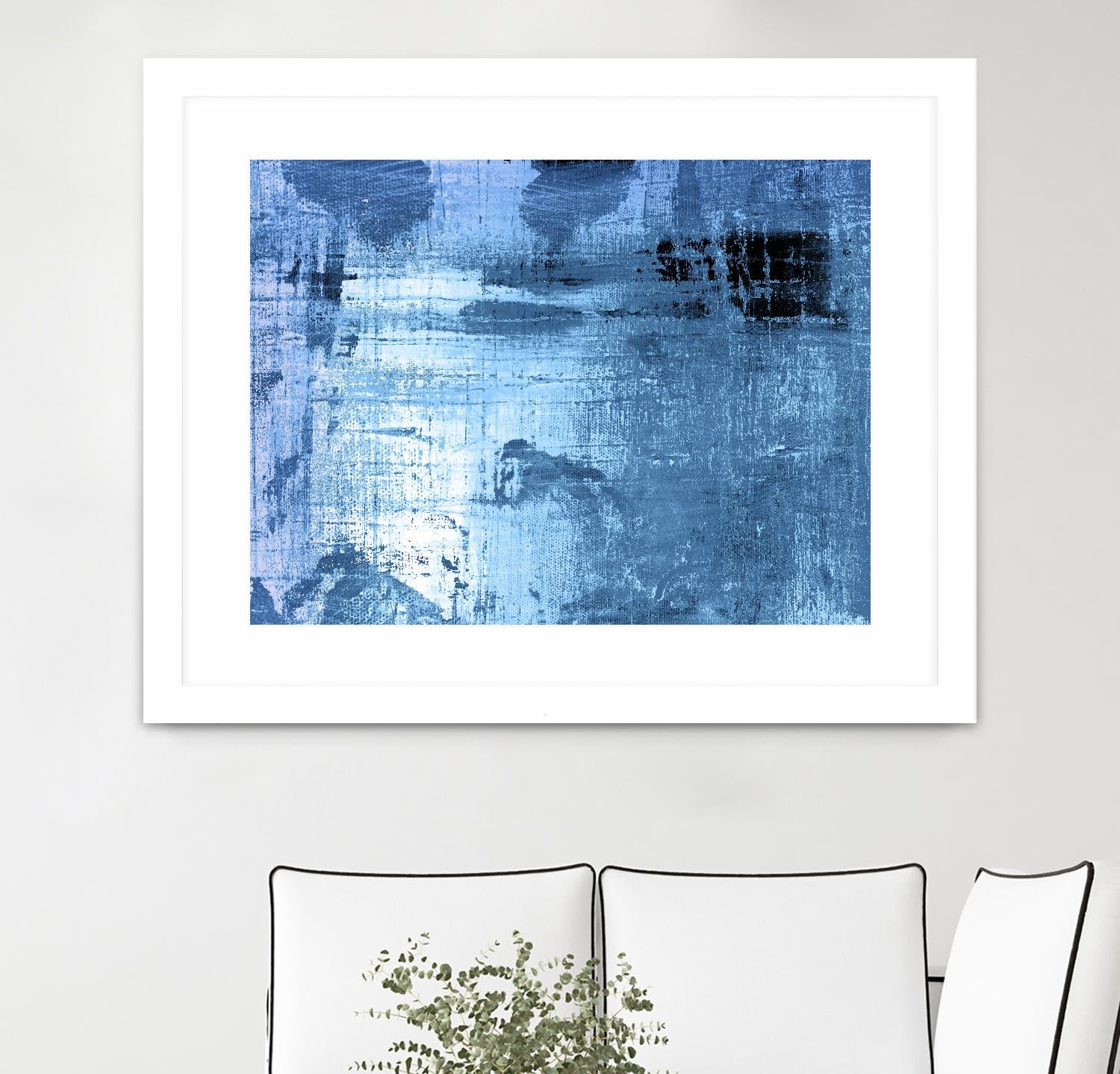 Bleu by PI Studio on GIANT ART - black abstract