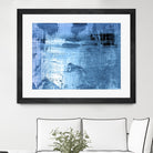 Bleu by PI Studio on GIANT ART - black abstract