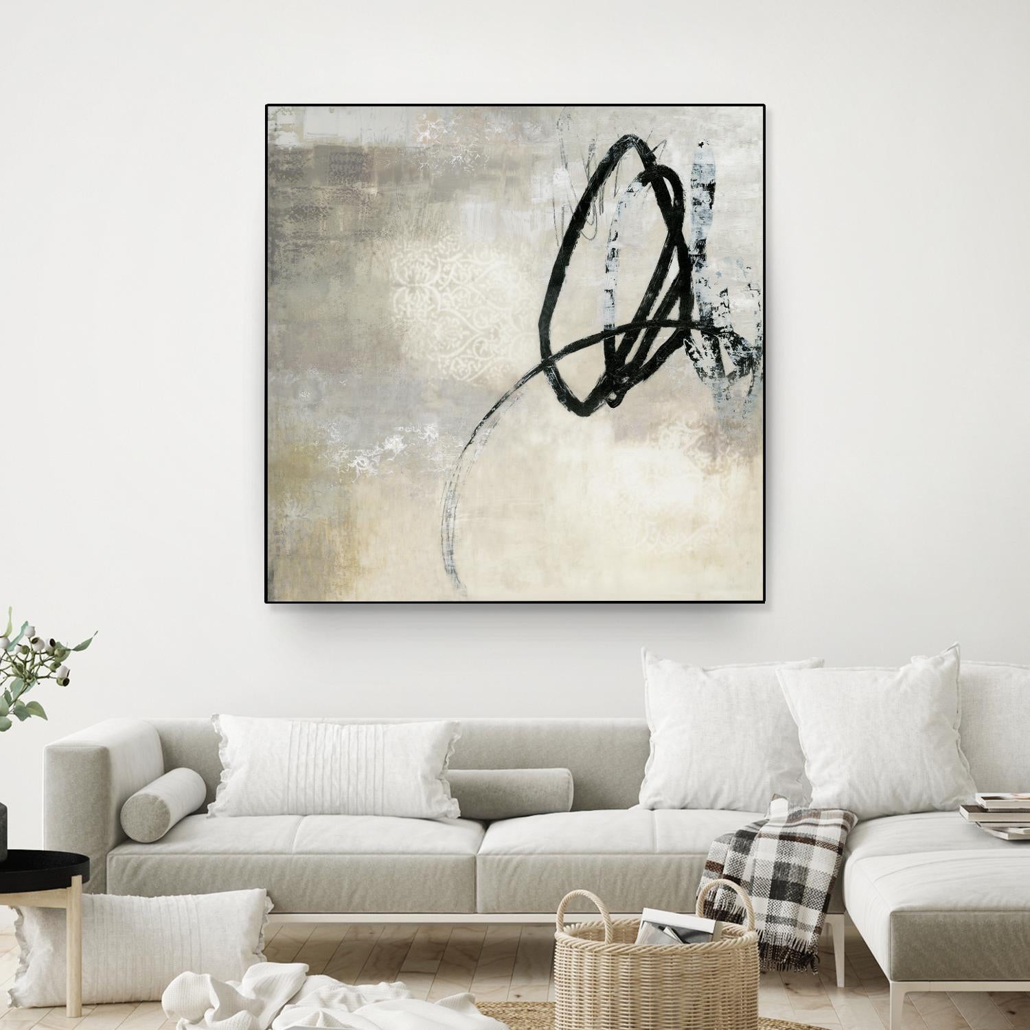 Soft Touch I by PI Studio on GIANT ART - beige abstract