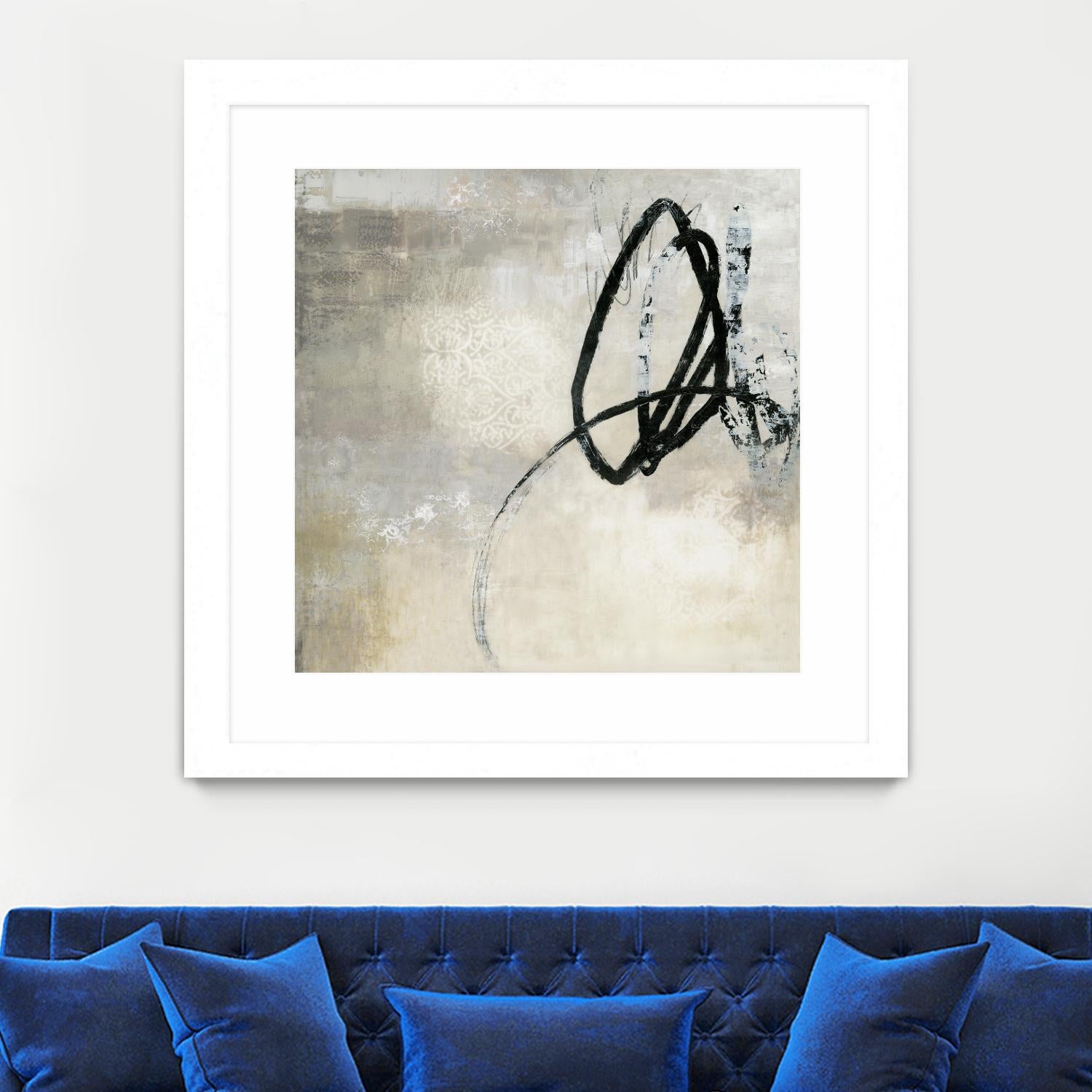 Soft Touch I by PI Studio on GIANT ART - beige abstract