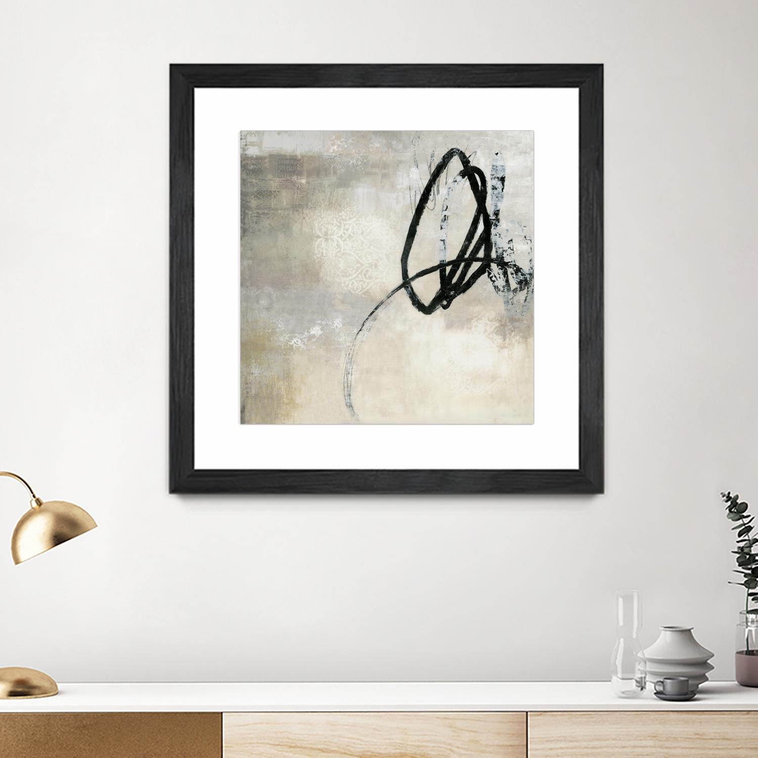 Soft Touch I by PI Studio on GIANT ART - beige abstract