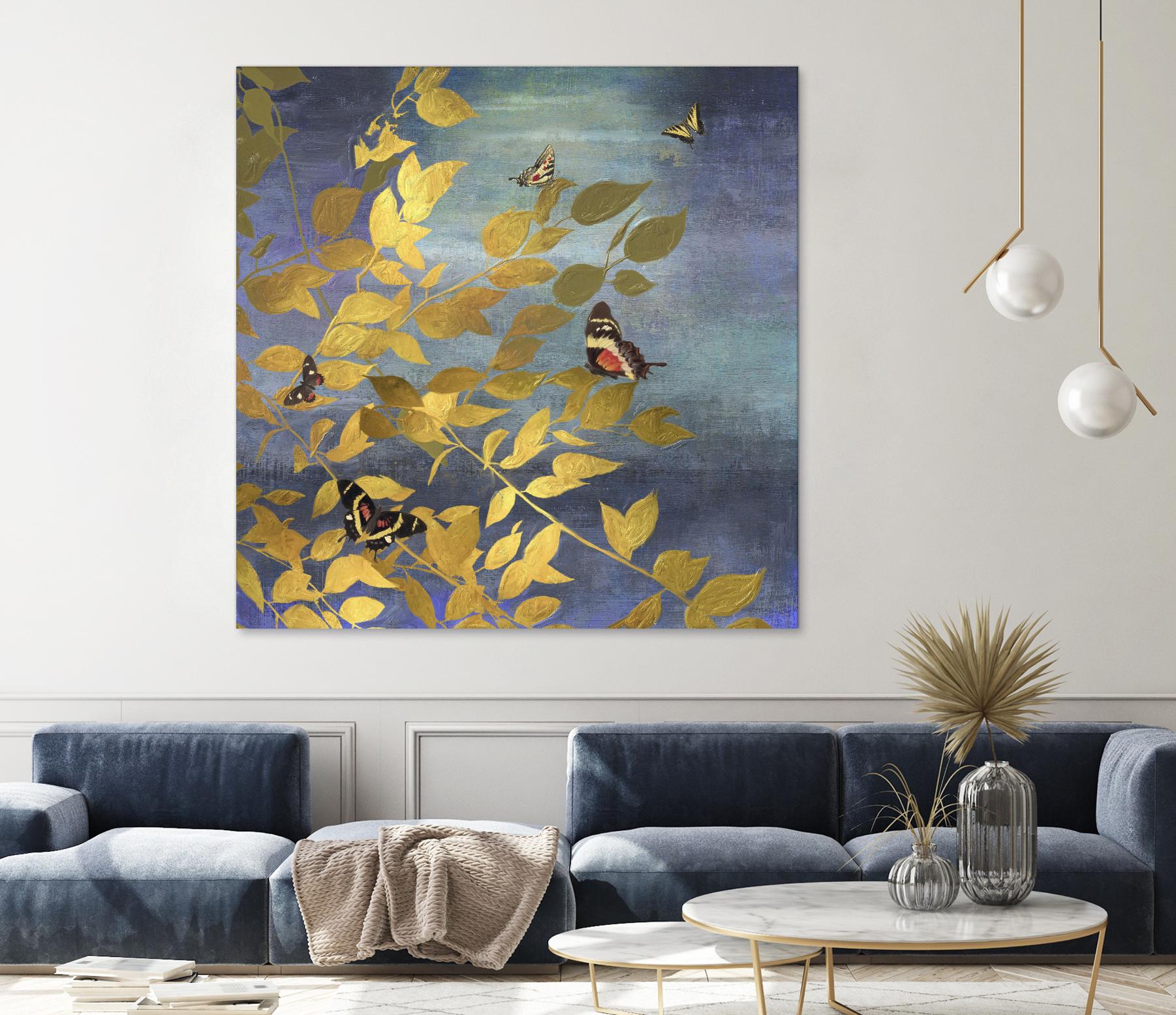 Meadow View by PI Studio on GIANT ART - yellow floral