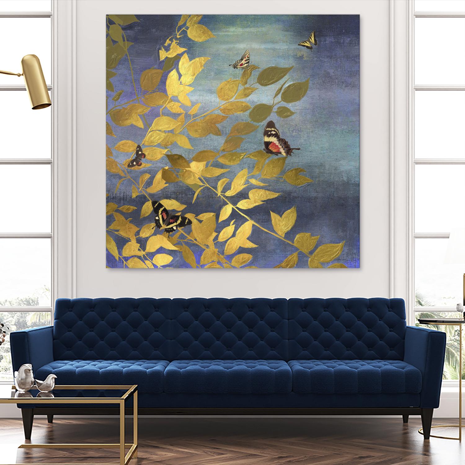 Meadow View by PI Studio on GIANT ART - yellow floral