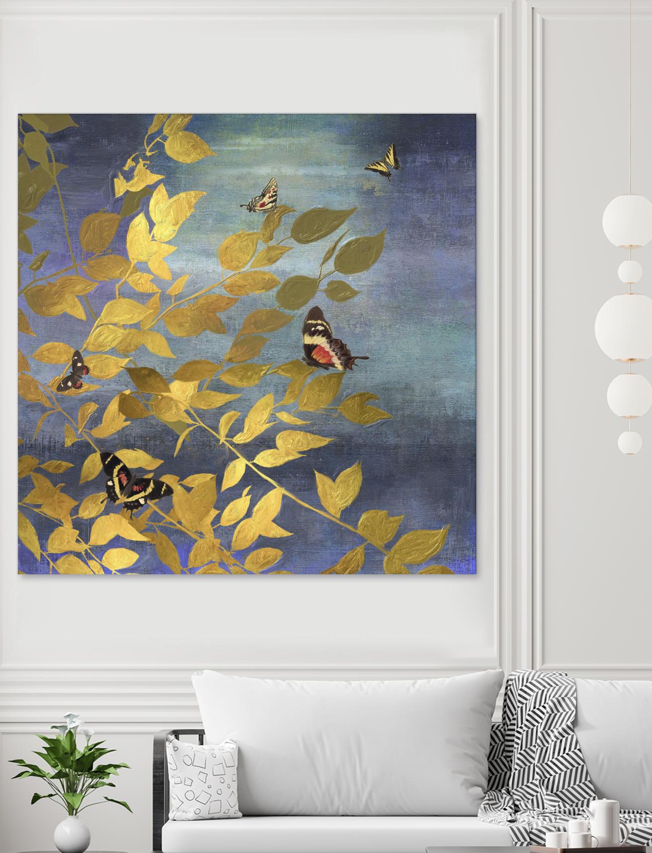 Meadow View by PI Studio on GIANT ART - yellow floral