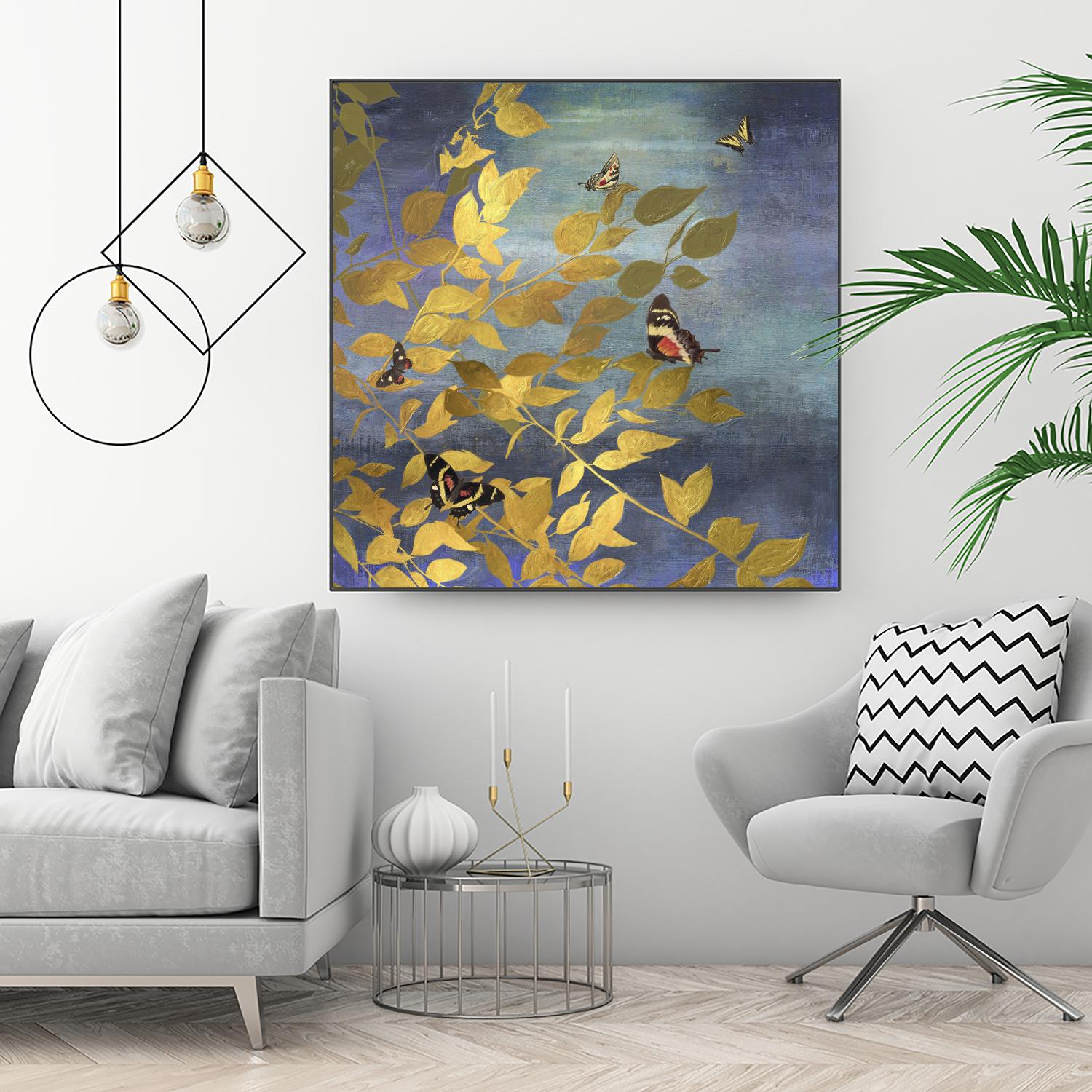 Meadow View by PI Studio on GIANT ART - yellow floral