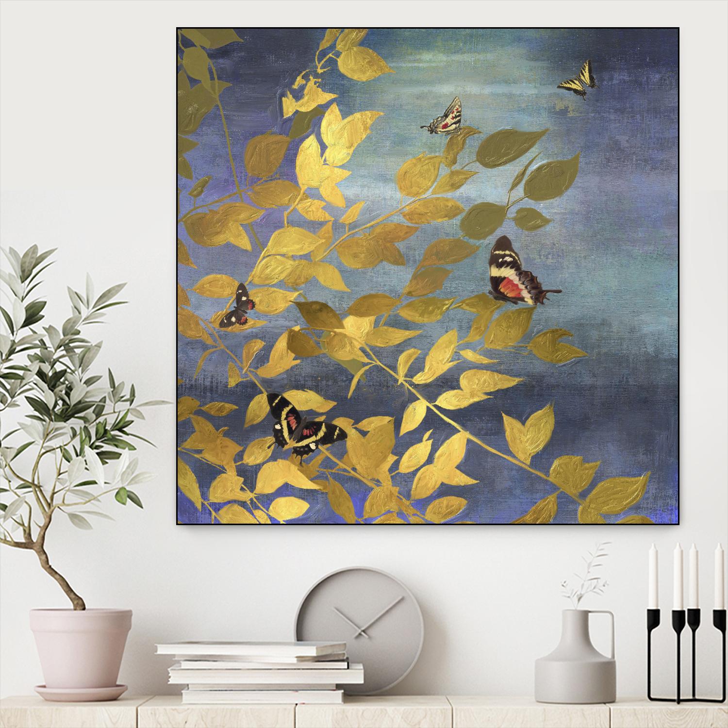 Meadow View by PI Studio on GIANT ART - yellow floral