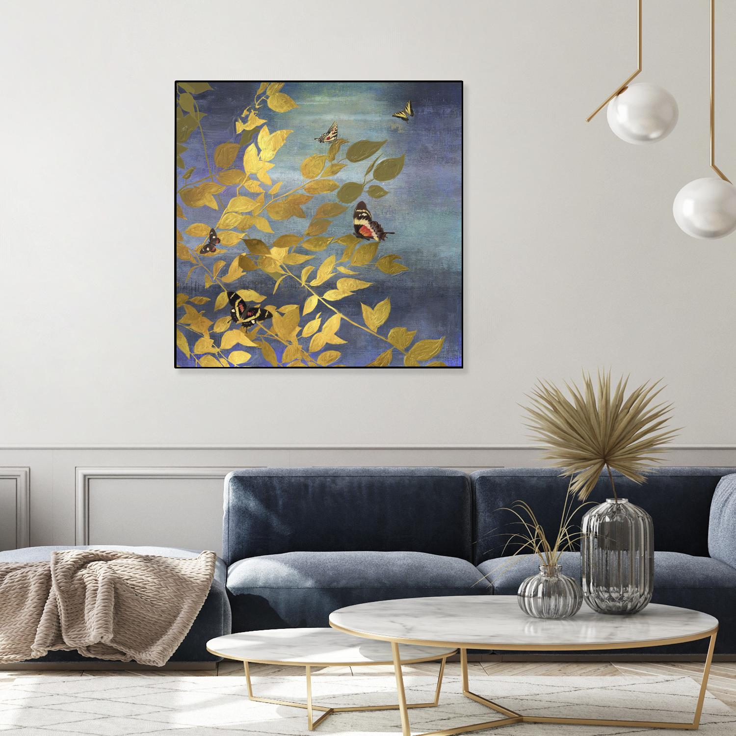 Meadow View by PI Studio on GIANT ART - yellow floral