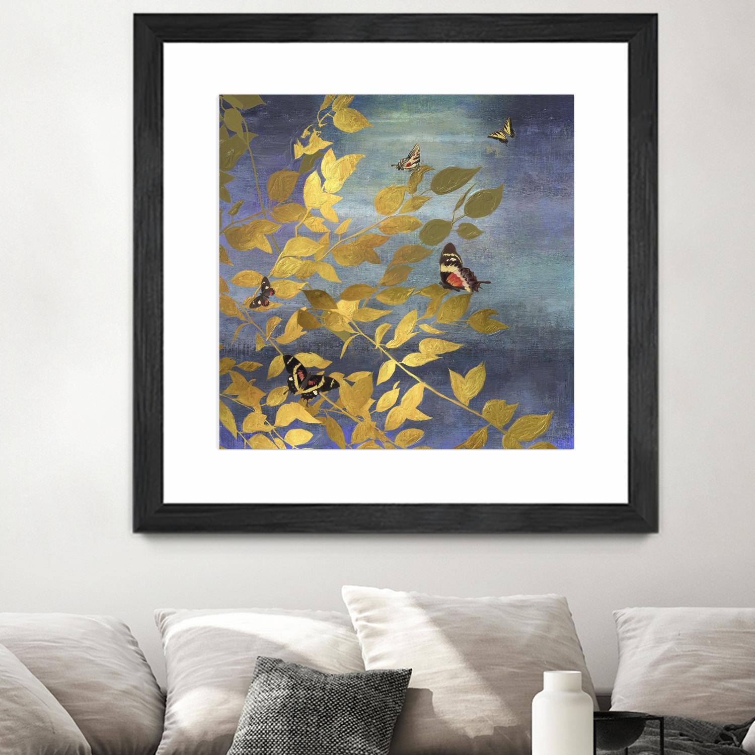 Meadow View by PI Studio on GIANT ART - yellow floral