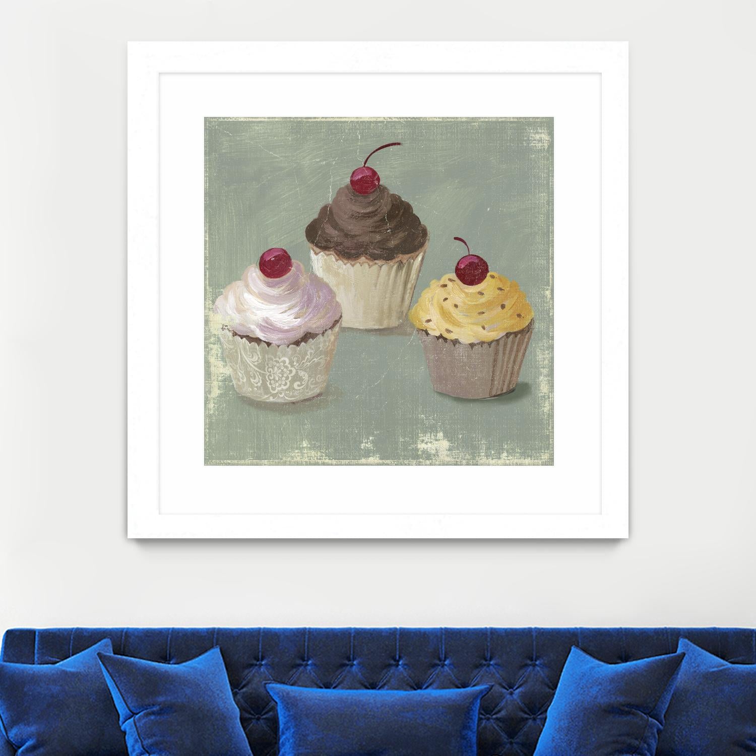 Cupcakes by PI Studio on GIANT ART - white fruit-food-drink