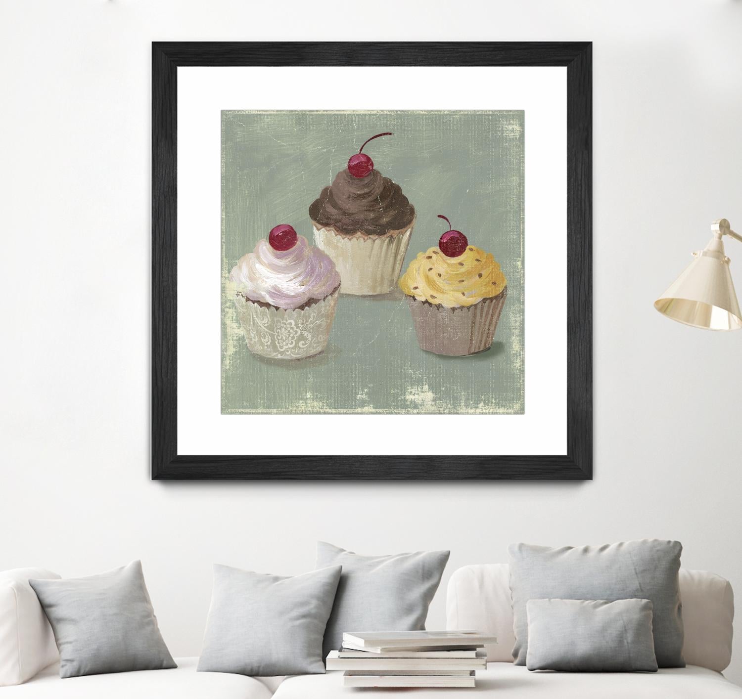 Cupcakes by PI Studio on GIANT ART - white fruit-food-drink