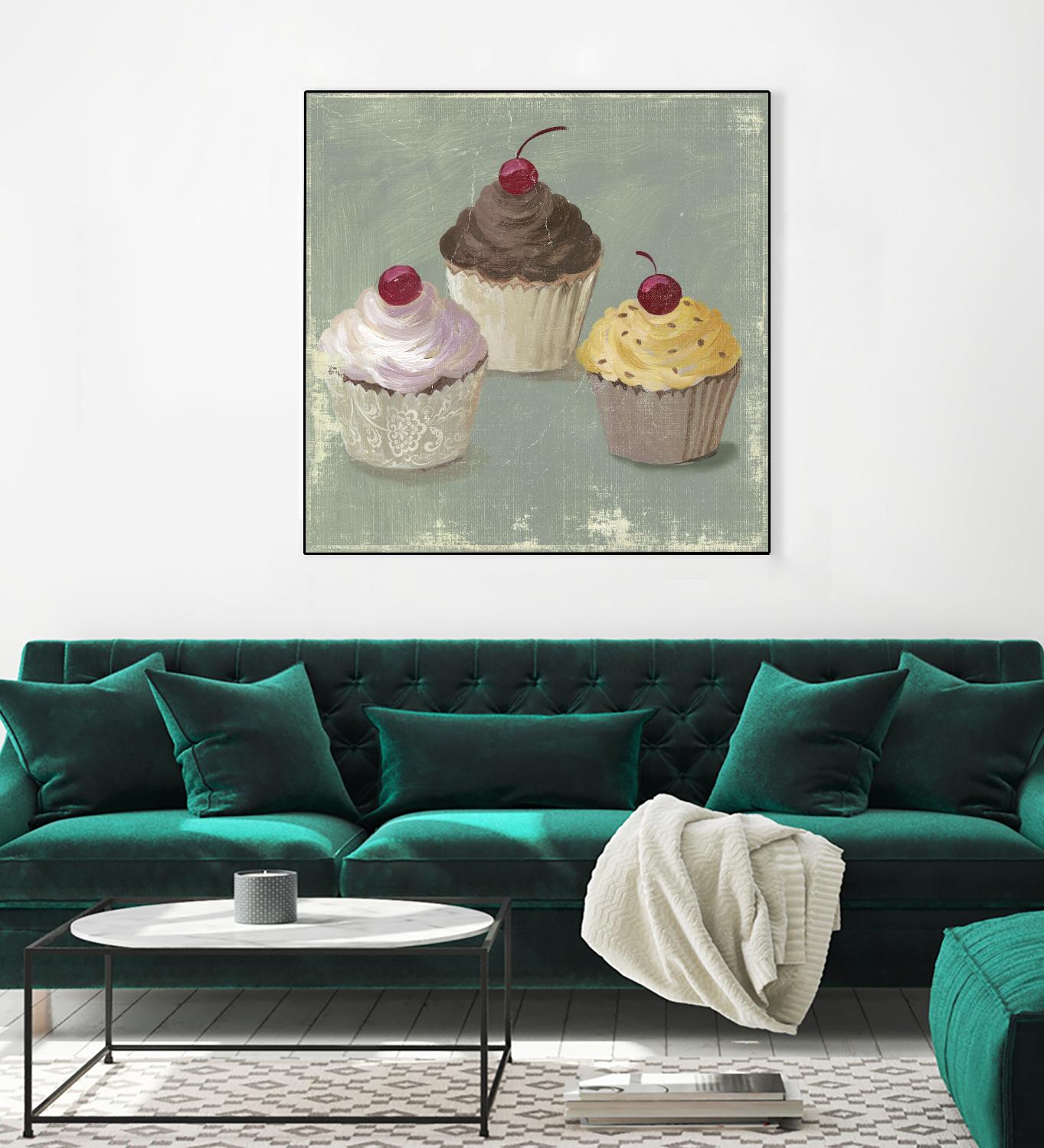 Cupcakes by PI Studio on GIANT ART - white fruit-food-drink