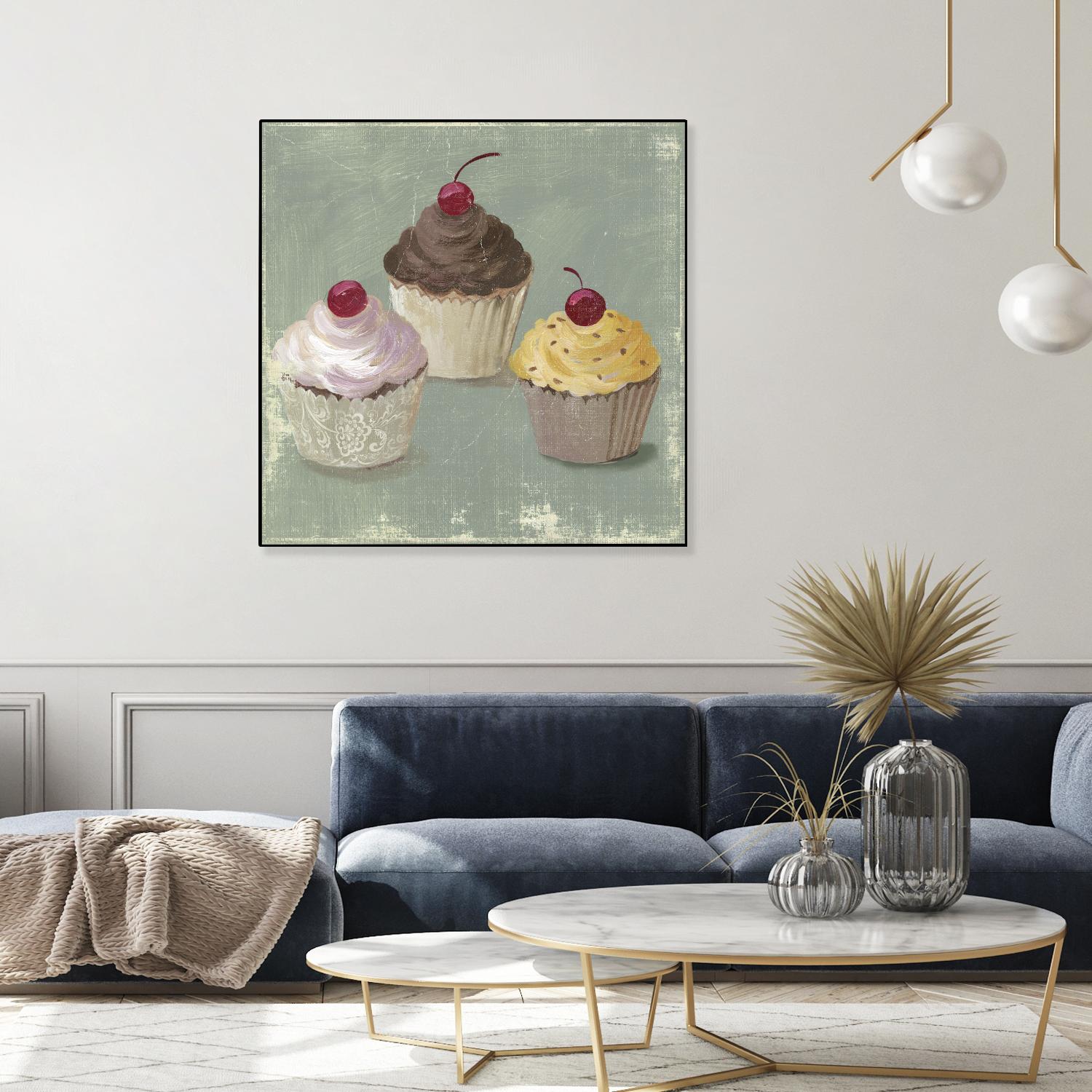 Cupcakes by PI Studio on GIANT ART - white fruit-food-drink