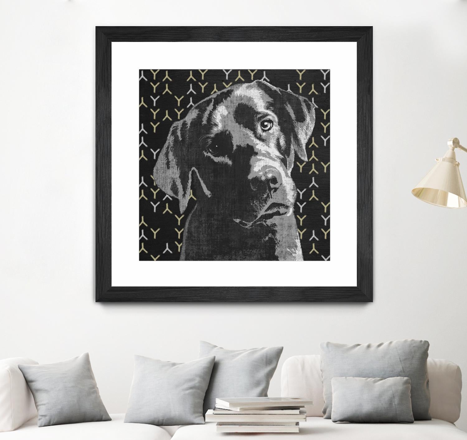 Lab by PI Studio on GIANT ART - grey animals