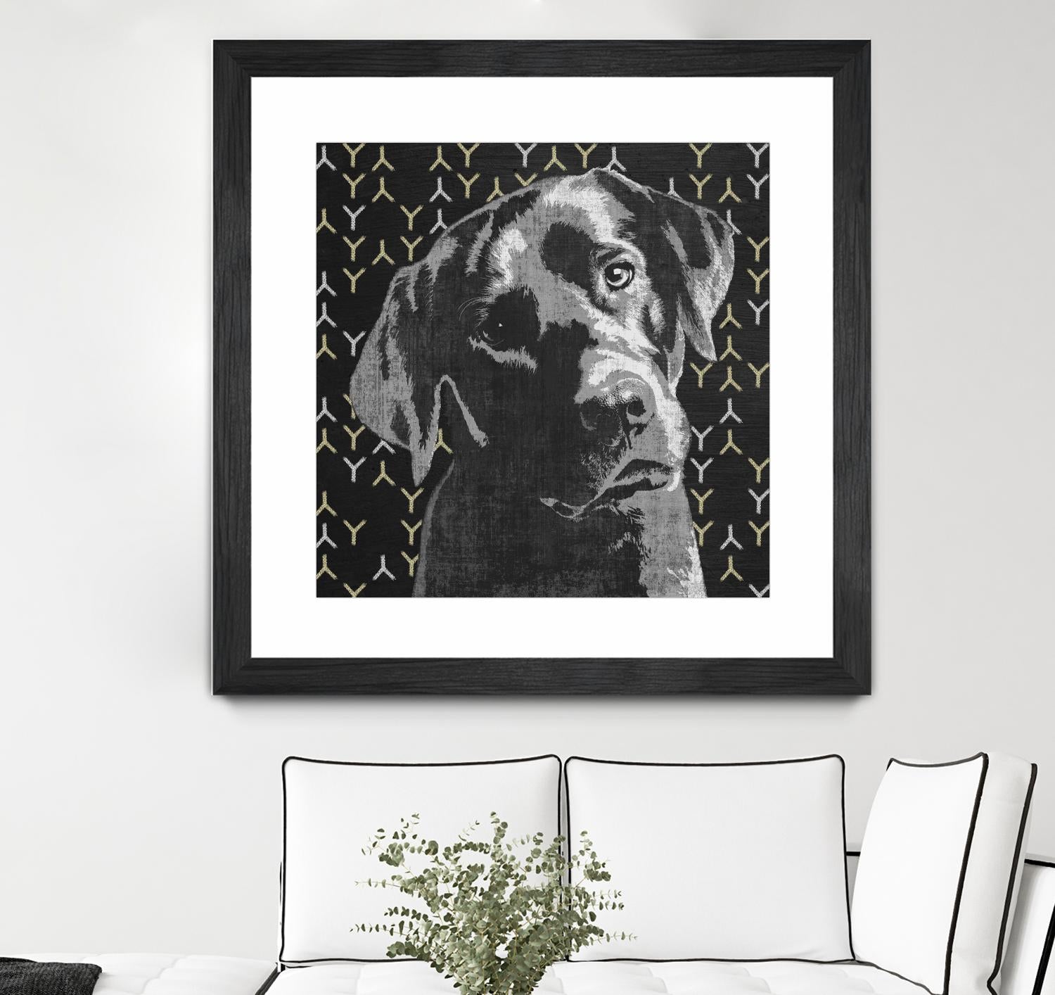 Lab by PI Studio on GIANT ART - grey animals