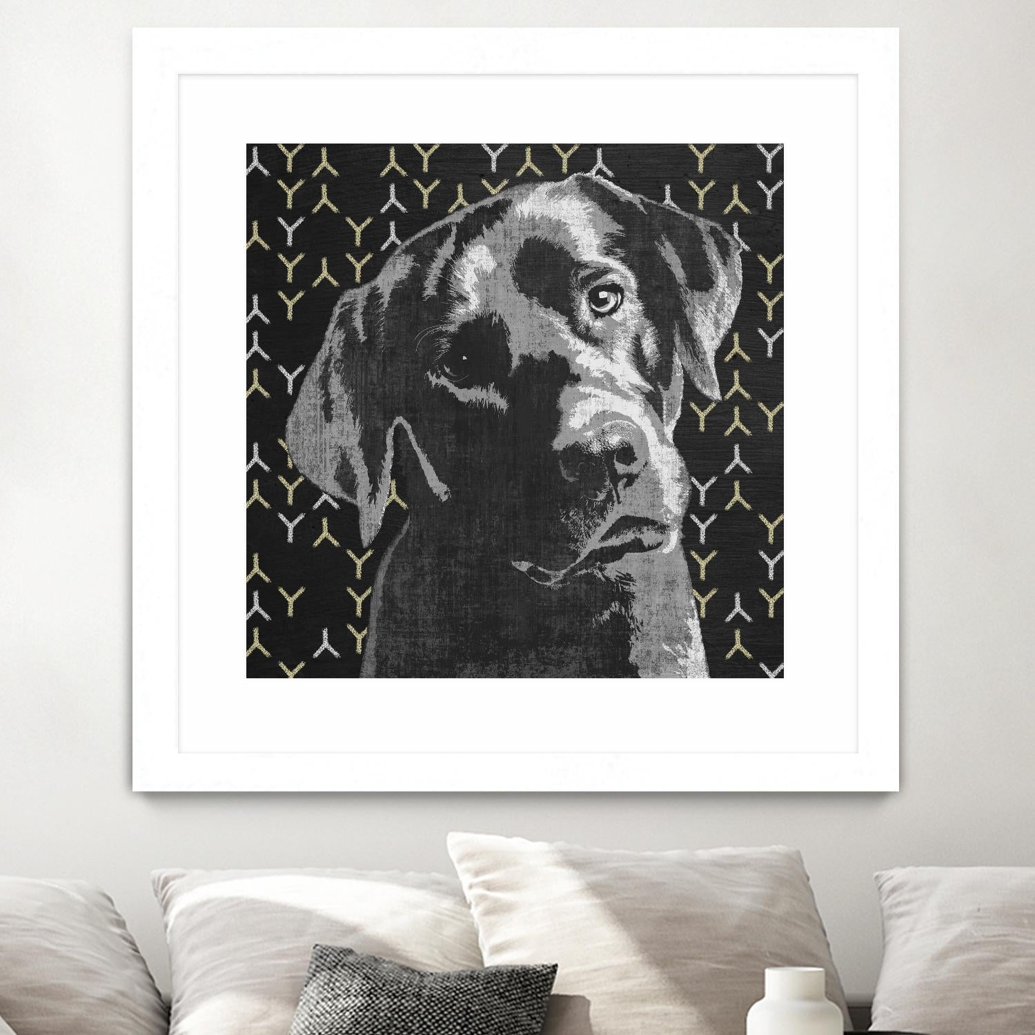 Lab by PI Studio on GIANT ART - grey animals