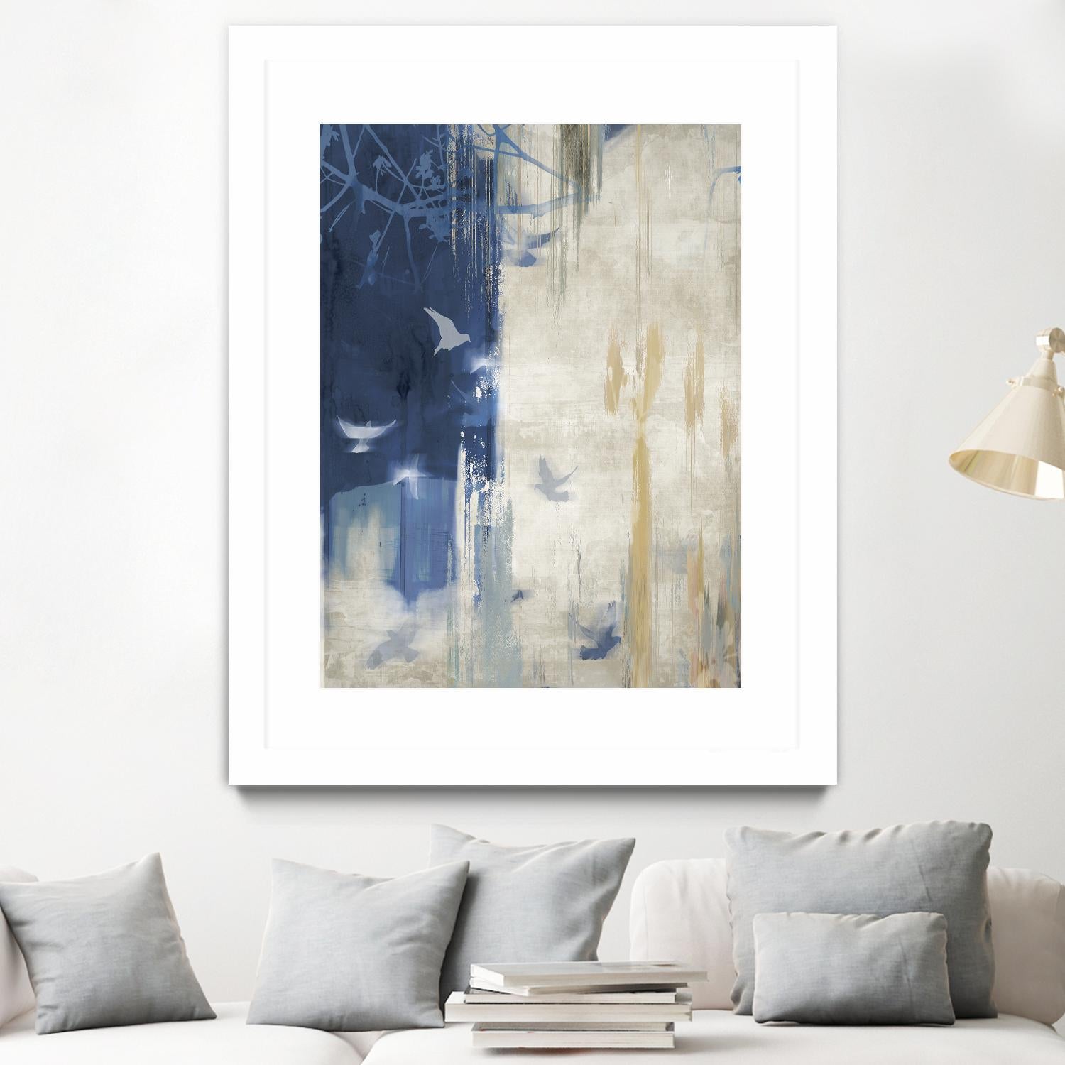 Unquiet Stone I by PI Studio on GIANT ART - white abstract