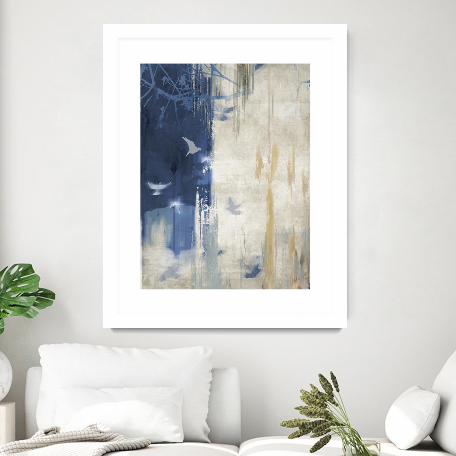 Unquiet Stone I by PI Studio on GIANT ART - white abstract